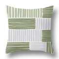 Axyaa Bohemian Style Green Texture Cushion Cover for Home and Car Decor