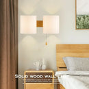 Axyaa LED Glass Wall Light E27 Indoor Decorative Fixture for Bedroom, Corridor, Staircase