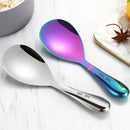 Axyaa Stainless Steel Long Handle Rice Spoon Home Kitchen Utensil