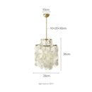 Axyaa Romantic Shell Pendant Luxury Bedroom Suspension Light