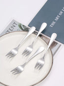Axyaa Fruit Fork Set for Desserts, Cake, and Cabinets