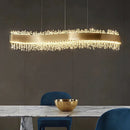Axyaa Modern Home Decor LED Pendant Light Chandeliers for Living Room Dining Room