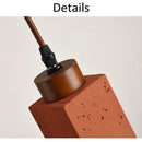 Axyaa Stone Lamp: Retro Restaurant Bar Counter LED Chandelier for Hotel Bedroom
