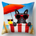 Axyaa Dog Cushion Cover 45x45cm Polyester Decorative Pillow Case Home Decor