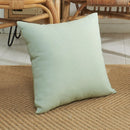Axyaa Waterproof Plain Cushion Cover - Modern Square Pillowcase for Living Room