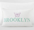 Axyaa Personalized Letter Embroidery Cotton Pillowcase - Smart Gift for Family & Friends