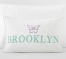 Axyaa Personalized Letter Embroidery Cotton Pillowcase - Smart Gift for Family & Friends