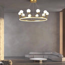 Axyaa Vintage Pendant Ceiling Chandelier for Indoor Dining Room and Living Room Lighting