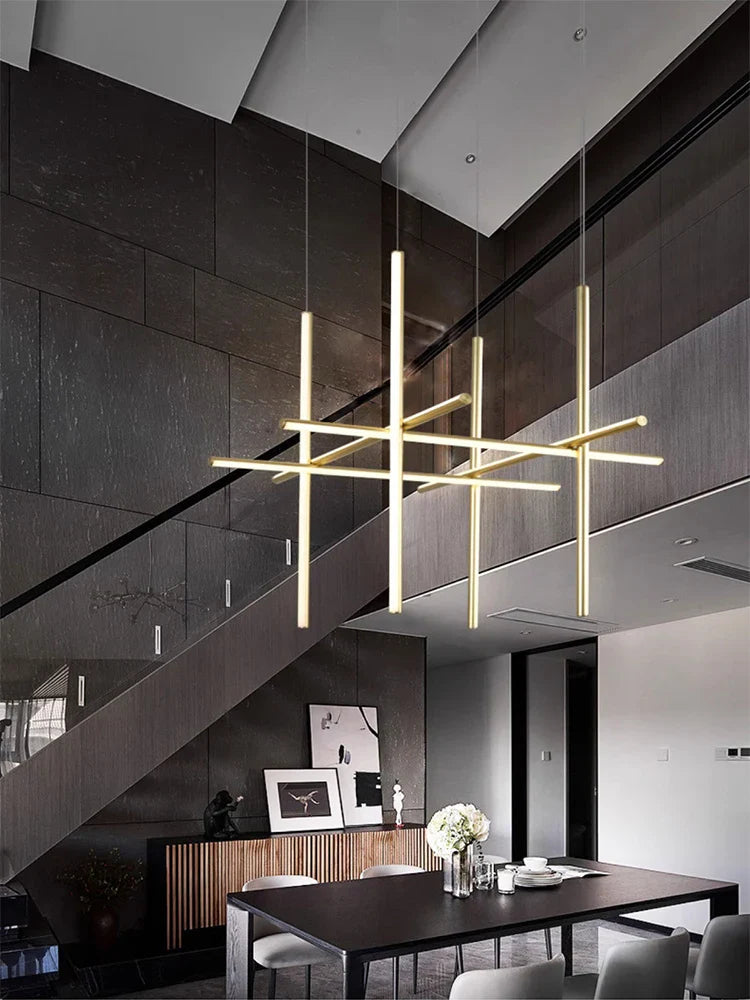 Axyaa Nordic LED Pendant Lights for Exhibition Hall, Hotel & Restaurant with Minimalist Design.