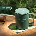 Axyaa Stainless Steel Vacuum Flask Cold&Hot Cup Handle Thermal Travel Mug