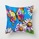 Axyaa Floral Butterfly Pillowcase Collection for Home Decor & Wedding Parties