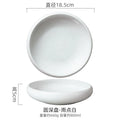 Axyaa Japanese Style Soup Salad Sashimi Plate Set Kitchen Tableware Pottery