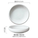 Axyaa Japanese Style Soup Salad Sashimi Plate Set Kitchen Tableware Pottery