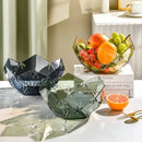 Axyaa Clear Fruit Plate: Stylish Plastic Tray for Snacks & Candy Storage