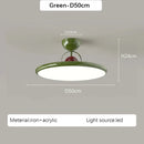 Axyaa Bauhaus Style LED Ceiling Light with Eye Protection Cream Finish