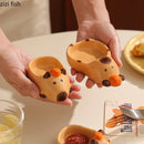 Axyaa Ceramic Animal Seasoning Dish Set
