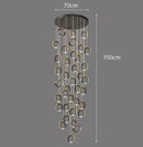 Axyaa Modern Stairway and Living Room Chandeliers: Indoor Lighting Fixtures
