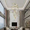 Axyaa Staircase Chandeliers LED Pendant Light Lamps for Modern Home Decor