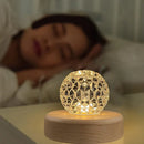 Axyaa Sunset Water Ripple Crystal Lamp for Bedroom Decoration & Gift