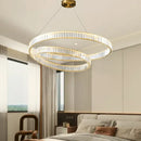 Axyaa LED Crystal Pendant Chandelier for Bedroom Living Room