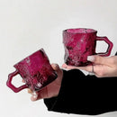Axyaa Rose Glass High Appearance Drink Cup