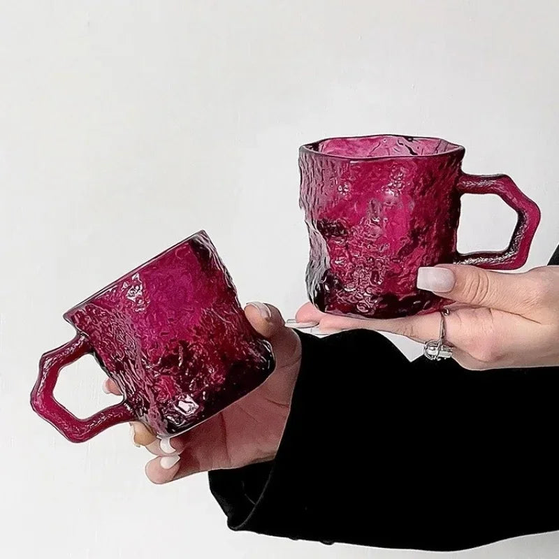 Axyaa Rose Glass High Appearance Drink Cup
