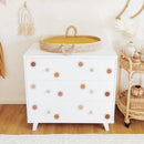 Boho Sun Wall Decals Axyaa - Waterproof Peel & Stick Nursery Kids Room Home Decor