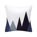 Axyaa Geometry Polyester Cushion Cover 45x45, Decorative Sofa Pillowcase Blue Yellow Black Home Décor