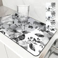 Ink Flower Absorbent Drying Mat Set by Axyaa — Tableware Protection & Decor