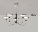 Axyaa Crystal Chandeliers LED Ceiling Hanging Lights for Living Room