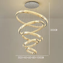 Axyaa Nordic Stair Chandelier Pendant Light for Living Room & Dining Room