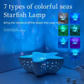 Axyaa Starfish LED Ripple Projector Lamp for Bedroom Decor & Gifts