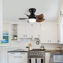 Axyaa Nordic Ceiling Fan Chandelier for Small Spaces & Children's Room