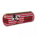 Axyaa Mickey Mouse & Minnie Leather Pencil Case: Big Capacity Office & Cosmetic Holder