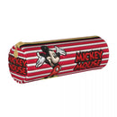 Axyaa Mickey Mouse & Minnie Leather Pencil Case: Big Capacity Office & Cosmetic Holder