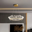 Axyaa Modern LED Pendant Light for Staircase Chandeliers in Living Room