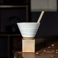 Axyaa Retro Ceramic Cone Coffee Cups - Set of 2
