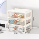 Axyaa Desktop Drawer Organizer Office A4 File Cosmetics Storage Cabinet Rack