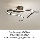 Axyaa LED Ceiling Light: Modern Nordic Design for Bedroom, Living Room, Study, Restaurant