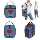 Axyaa Stitch Insulated Lunch Bag: Portable Thermal Cooler for School & Office