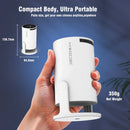 Axyaa 4K Android 14 Projector HY300 Pro Dual Wifi6 BT5.4 1280*720P Outdoor Cinema