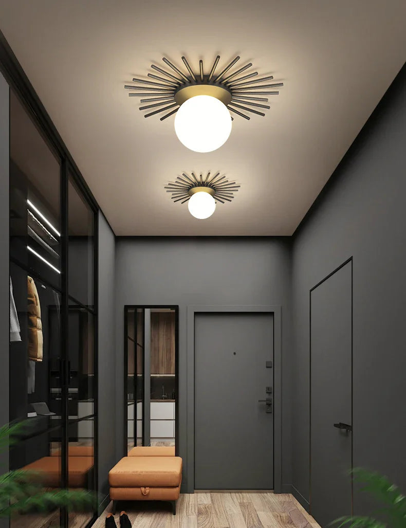 Axyaa Minimalist LED Ceiling Light: Luxury, Chic, Modern Design for Every Room