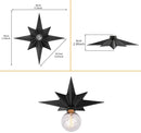 Axyaa LED Star Ceiling Light E27 Dual Color Living Room Kitchen Dining Lighting Fixtures