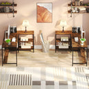 Axyaa L-Shaped Desk with Shelves: Reversible, Multi-Functional Gaming & Workstation for Home Office