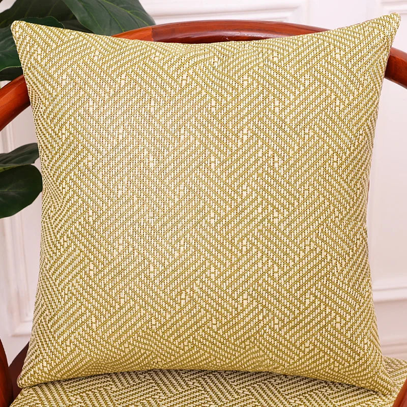Axyaa Premium Woven Design Pillow Cover - Super Soft Accent Cushion Case