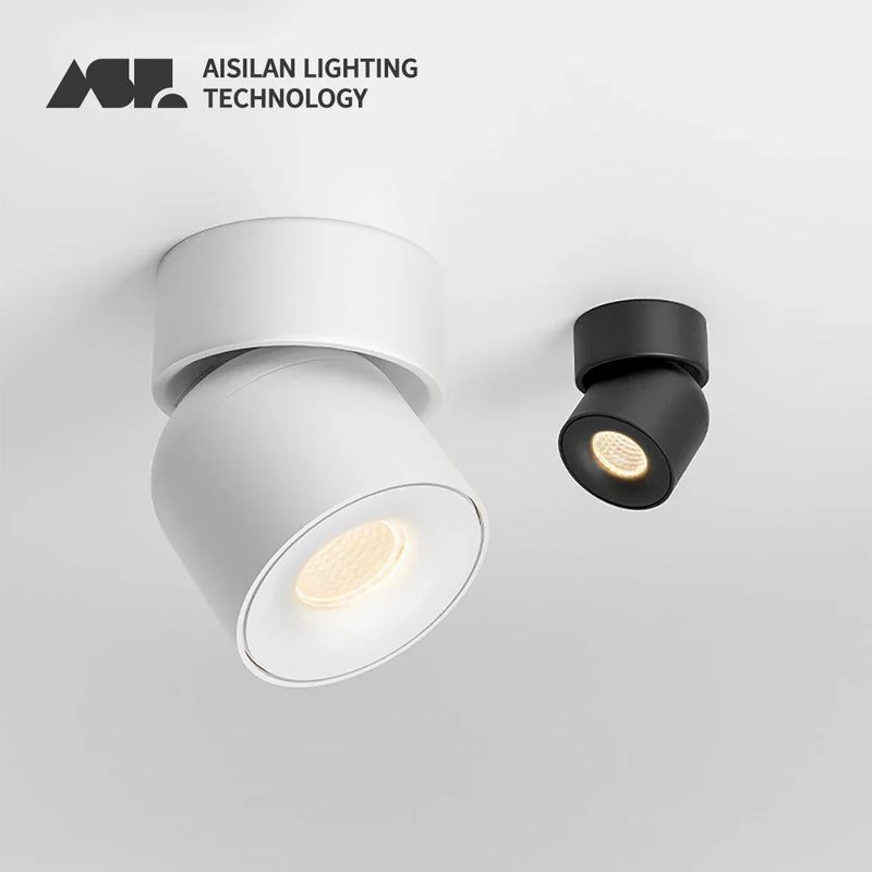 Axyaa 7W/9W LED Ceiling Spotlight 360° Rotation Modern Indoor Lighting