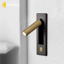 Axyaa Rotating LED Wall Lamp for Bedroom and Hallway Lighting
