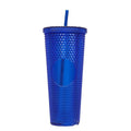Axyaa Double Layered Straw Cup: Diamond Radiant Water, Coffee, Drinks, Mugs