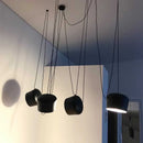 Axyaa Modern Drum Chandelier for Living Room Dining Decor