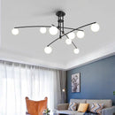 Axyaa Nordic Light Luxury Copper Chandelier for Home Lighting